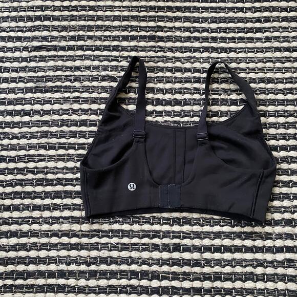 🌿Lululemon Womens Black Adjustable Hook Loop Bra 6 - Picture 3 of 9